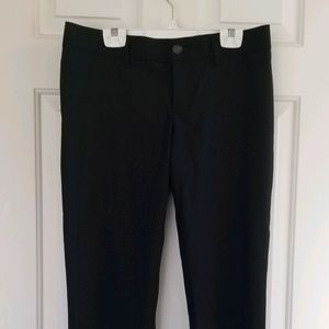 Banana Republic Logan Fit Black Trouser
